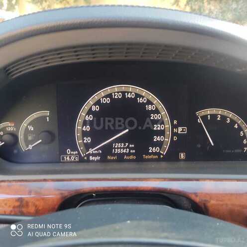 Mercedes S 550 2010, 135,500 km - 4.7 l - Bakı