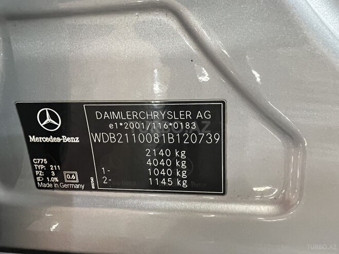 Mercedes E 220 2007, 260,000 km - 2.2 l - Sumqayıt